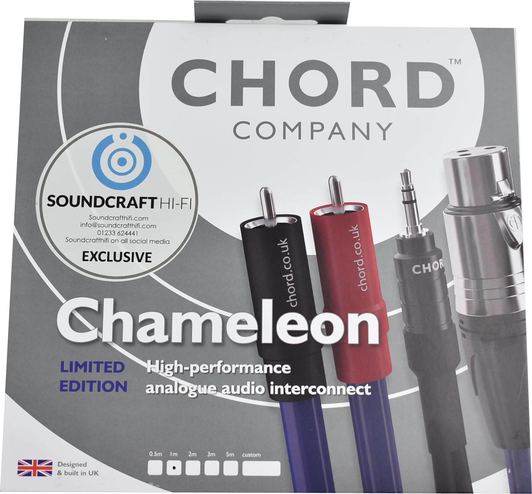 M48906] THE CHORD COMPANY CHAMELEON SILVER PLUS RCAケーブル